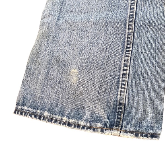 1960s Levi’s Bell Bottom Orange Tab VINTAGE Jeans 27x33 - Picture 3 of 11